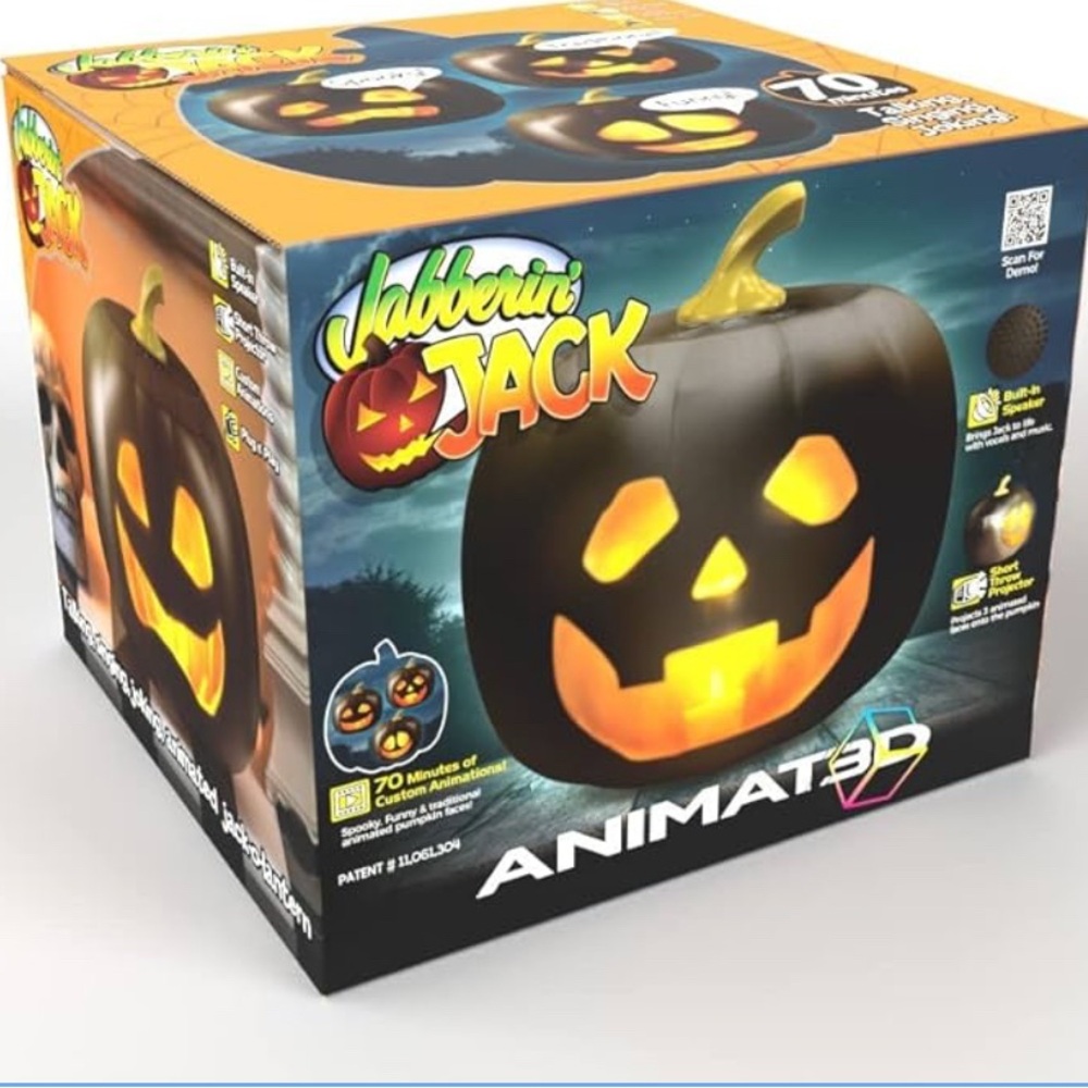 Jabberin' Jack Animated Pumpkin